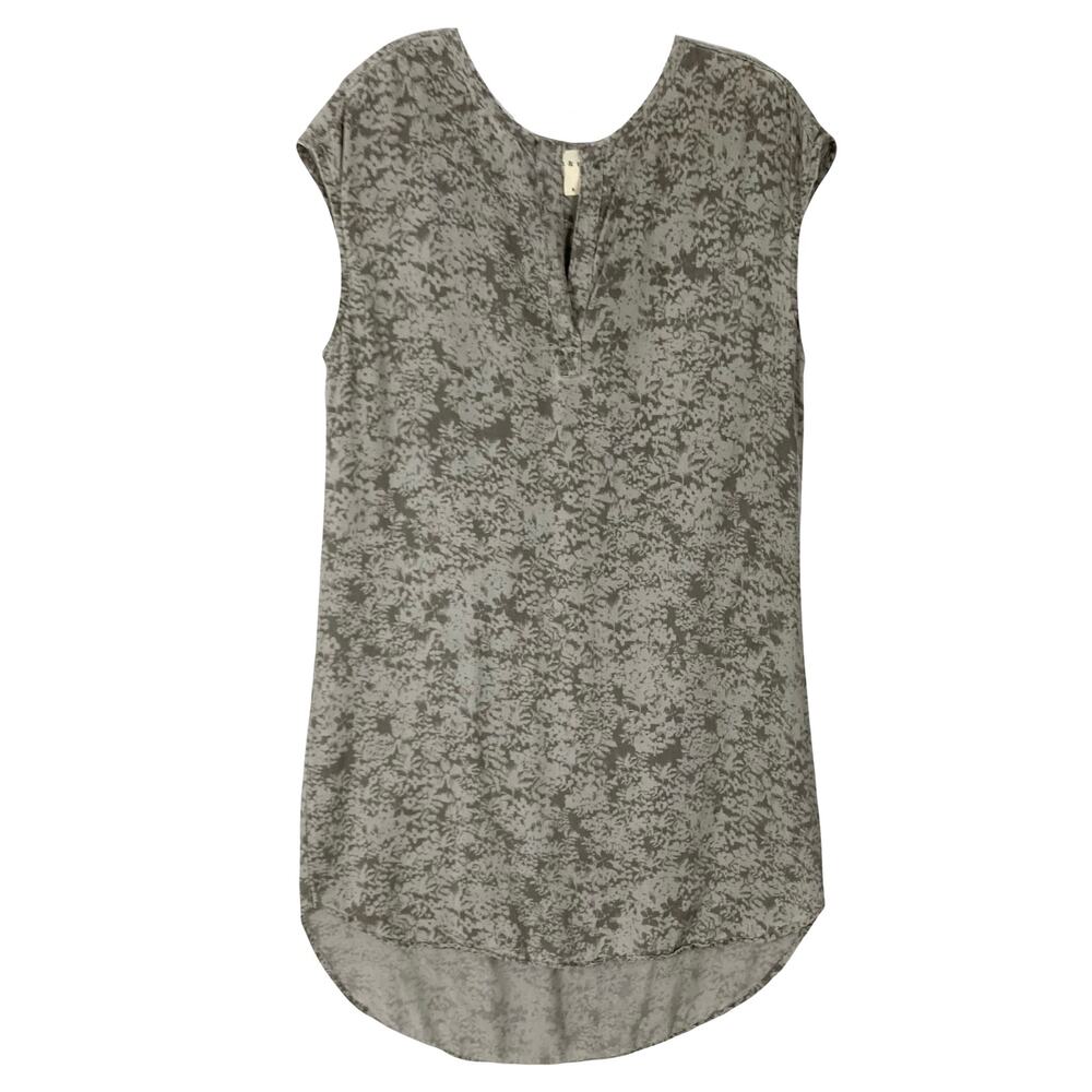 NWOT CLOTH & STONE Dress S Tunic Sleeveless High Low Curve Hem Midi Tencel